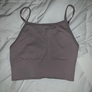 Sports bra crop top